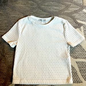 White Zara shirt